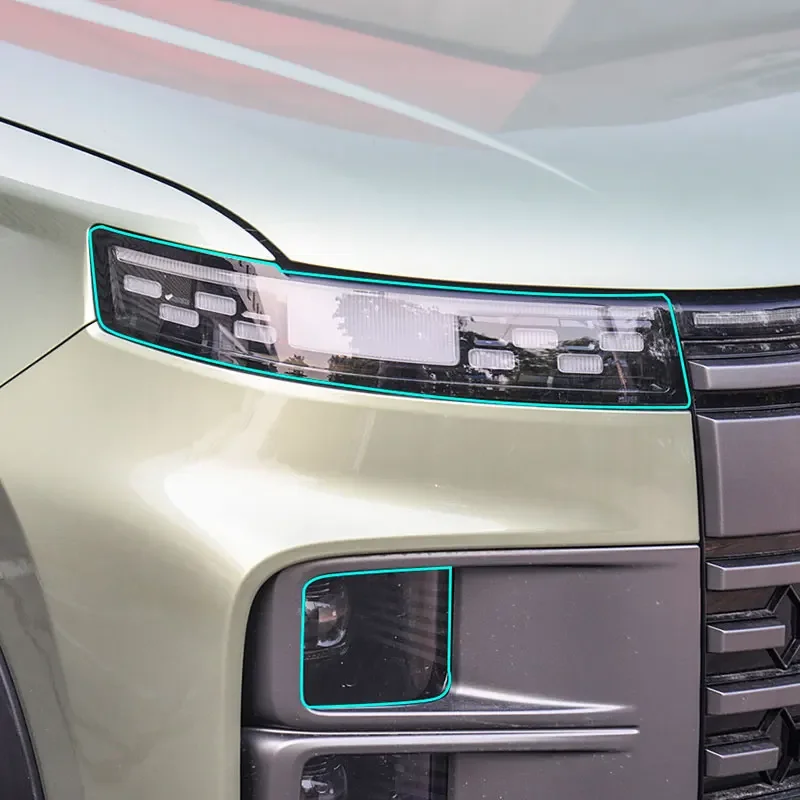 طبقة رقيقة واقية ملصقات بولي يوريثان لشيري جايكو J7 2023 2024 سيارة العلوي شفافة سوداء المضادة للخدش اكسسوارات PPF تجميل