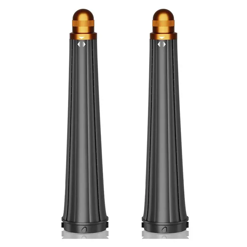 

2X Conical Long Barrels Attachment For Dyson Airwrap HS01 HS05, 20MM-36MM Auto-Wrap Curling Iron Gold