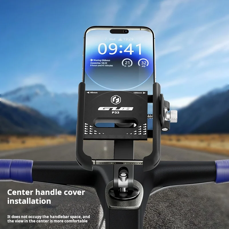 GUB Handlebar Stem Cap Phone Holder Universal Motorcycle MTB Road Bike Cell Phone Mount Quick Release Bracket Holder Bicycle - view 5