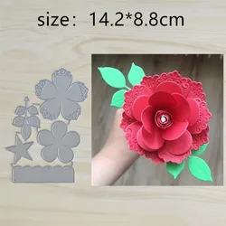 Flower Leaf Metal Cut Dies Stencils for Scrapbooking Stamp/Photo Album Decorative Embossing DIY Paper Cards