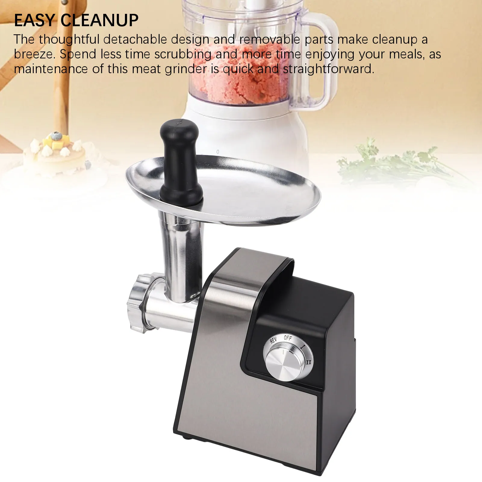 10 in 1 Electric Meat Grinder 2800W Multi Functional Sausage Stuffer Vegetable Grater for Home Kitchen