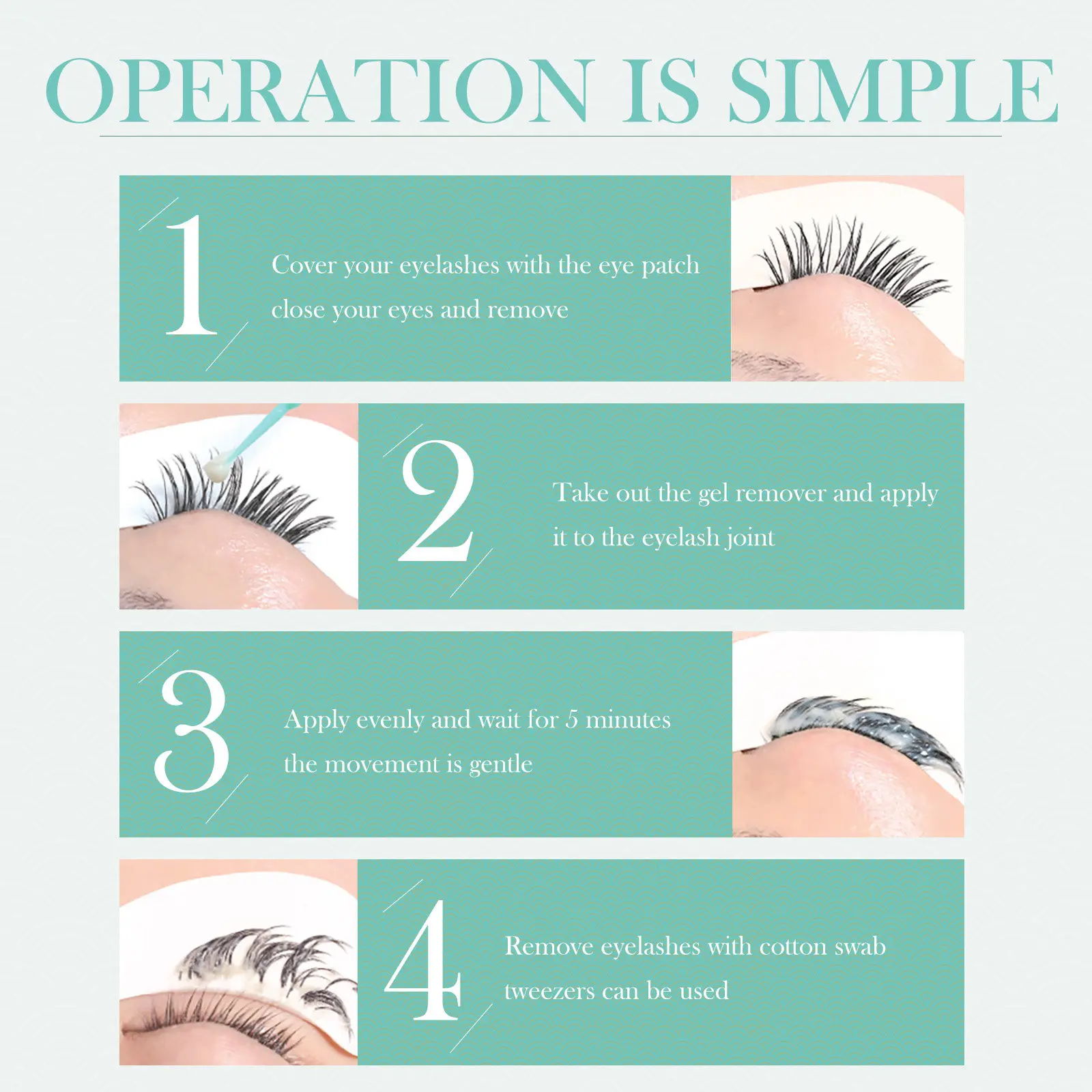 12G Eyelash Remover Cream Professional Grade Fast Acting Adhesive Dissolver for Eyelash Extension Crafting Home Salon Use Makeup