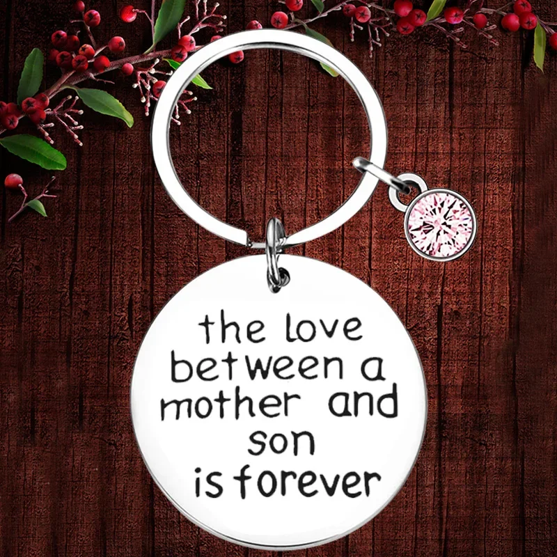 

Charm Mom Keychain Pendant Mother Son Gifts Key Chains the love between a mother and son