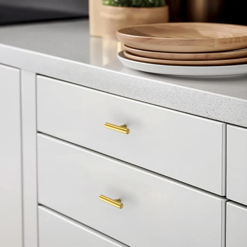 10pcs acabamento ouro prático T SHOPE EMPLEME