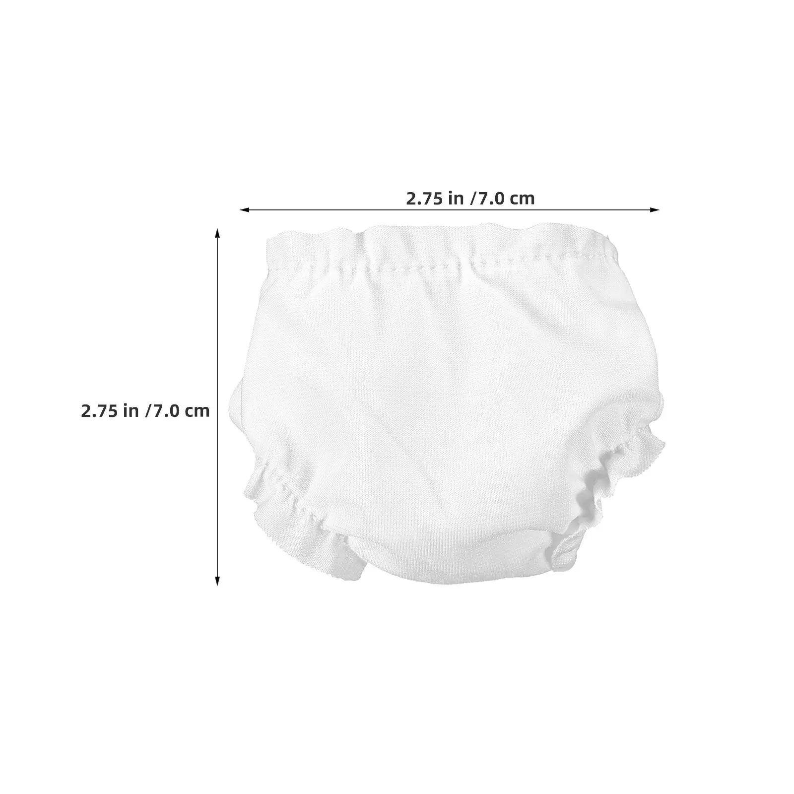 20Pcs Baby Underpants for 10 Inch Soft Reusable Diapers Playwear Pretend Play Clothing Newborn Accessories