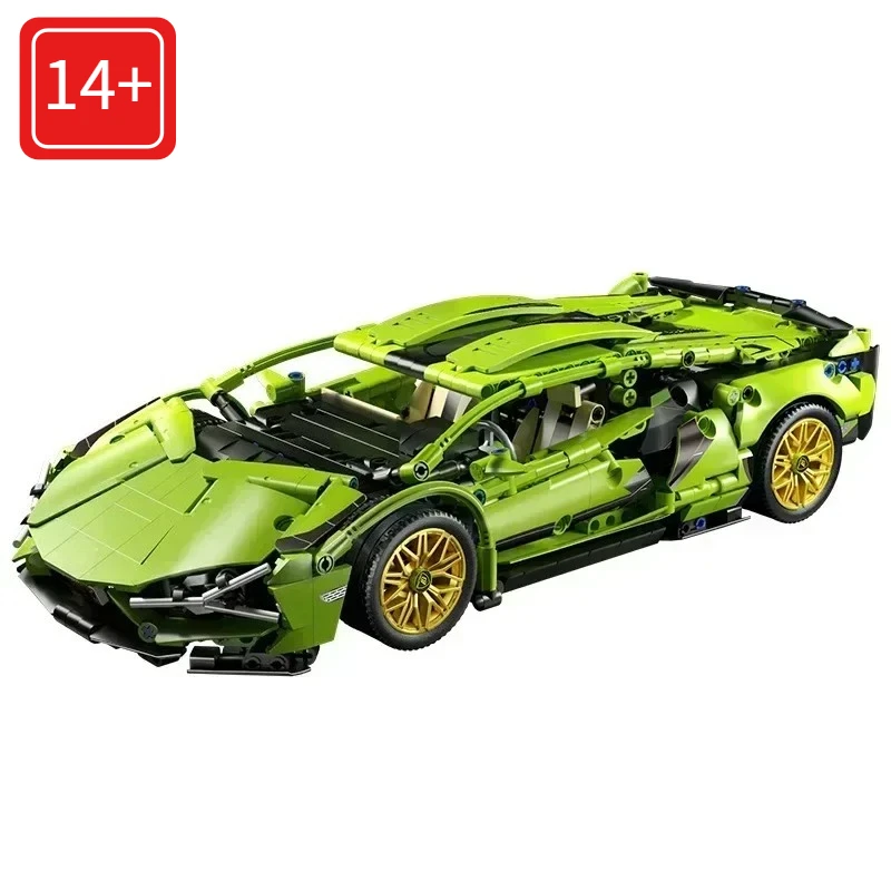 2025 Nowe Klocki Techniczne 1:14 Samochód Wyścigowy Sportowy Model Pojazdu Miejskiego Mechaniczny Super Klocki Puzzle Zabawki Prezenty dla Dorosłych