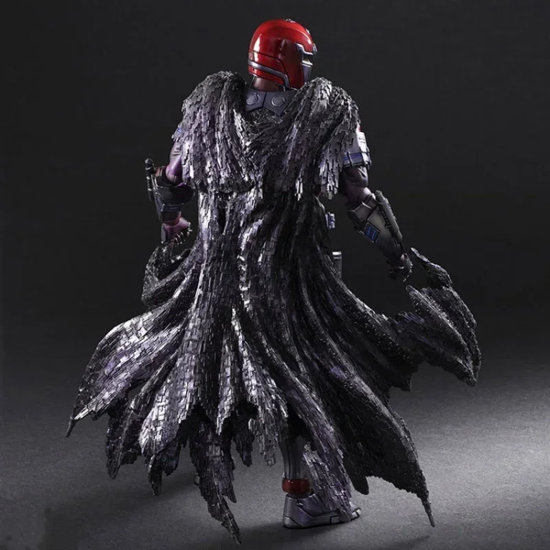 Authentic In Stock Marvel Anime  Magneto King  Max Eisenhart Super Villain Joint Movable Box Hand Model Toy Ornament Gift