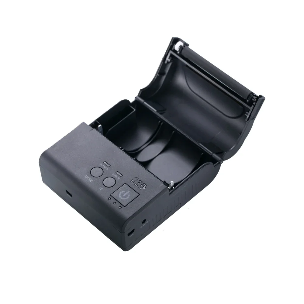 80mm Portable Mobile Bluetooths/WiFi Printer with Battery Compatible with Win, Android, IOS