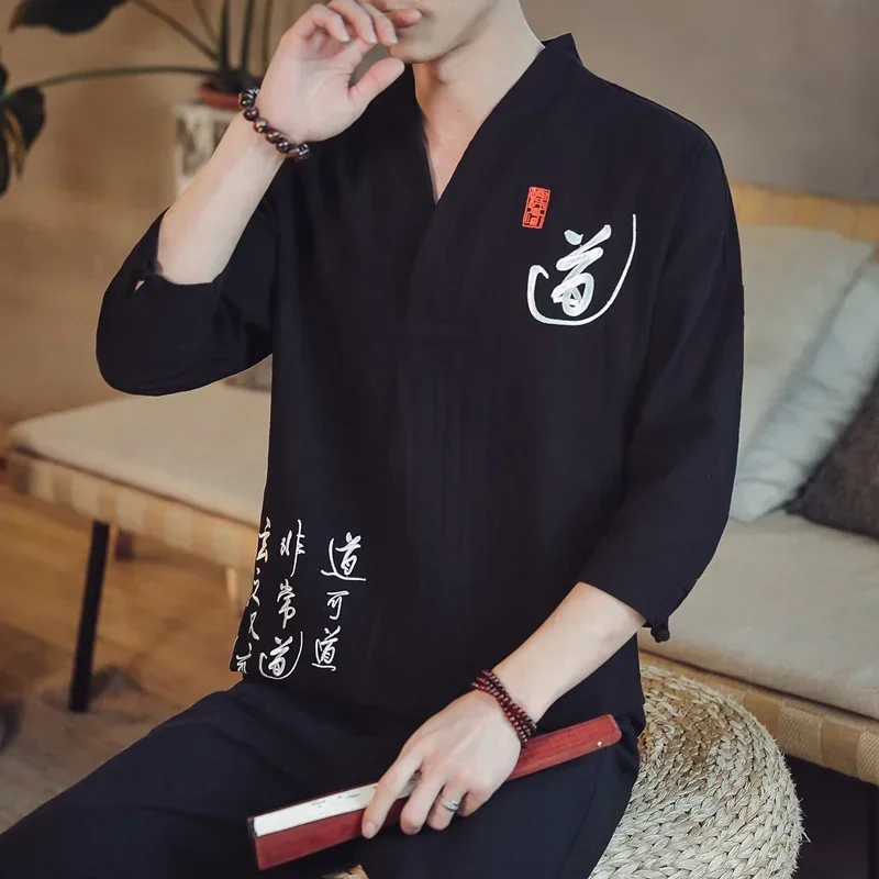 Traditional Clothing For Male Cheongsam Top Asian Tang Suit Hanfu Men Kung Fu Clothes Online Chinese Store 1 MN7