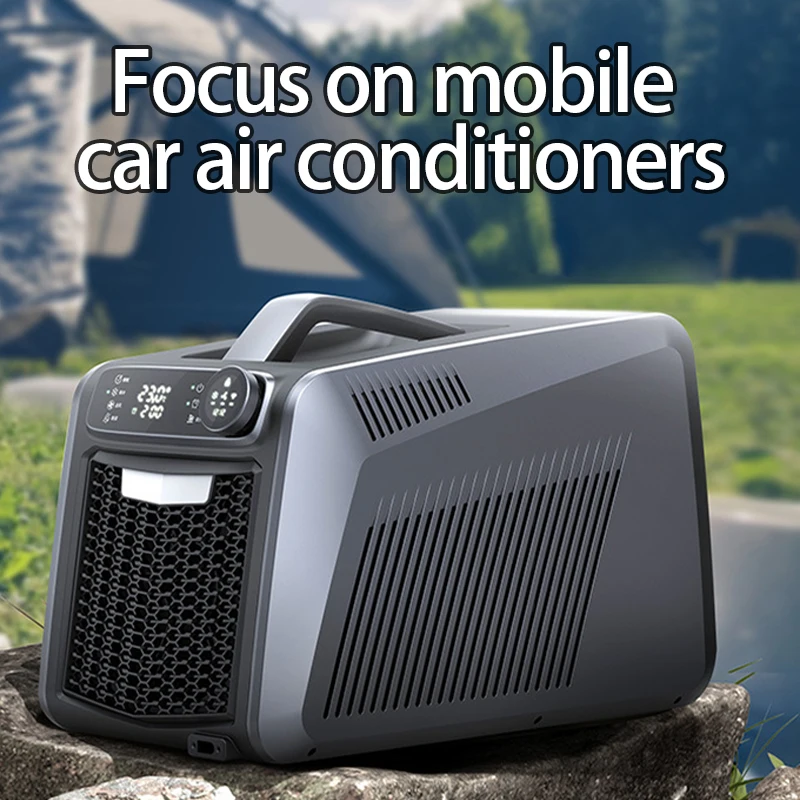 

Car Air Conditioner Advanced Black Energy Saving 490W Compressor Refrigeration Portable Mini Mobile Air-Con For Camping Outdoors