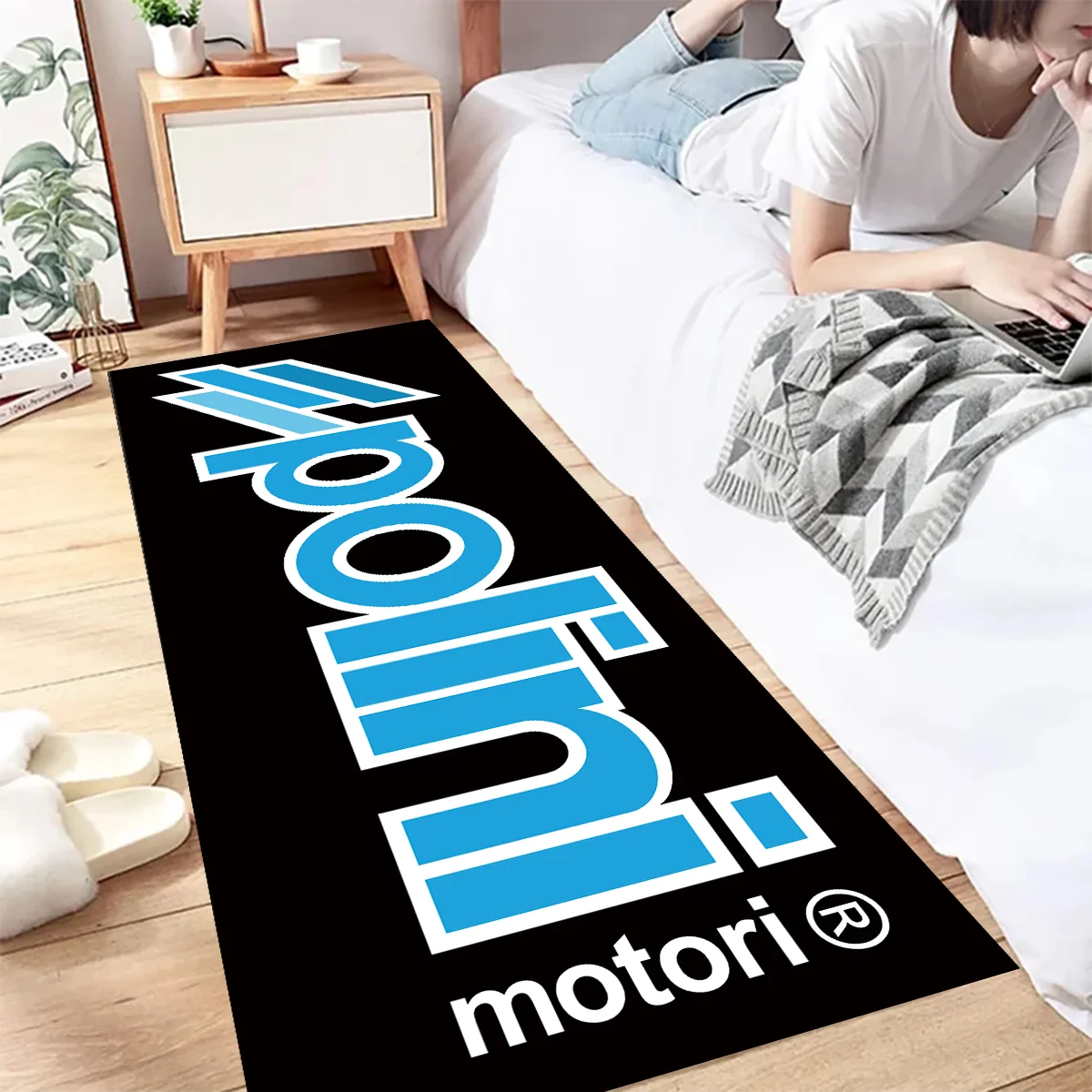 P-Polini-Italy S-Scooter R-Racer Carpet Floor Mat Racing Cool Moto Display Motorcycle Display Mat Anti-slip Home Decor Room Rug