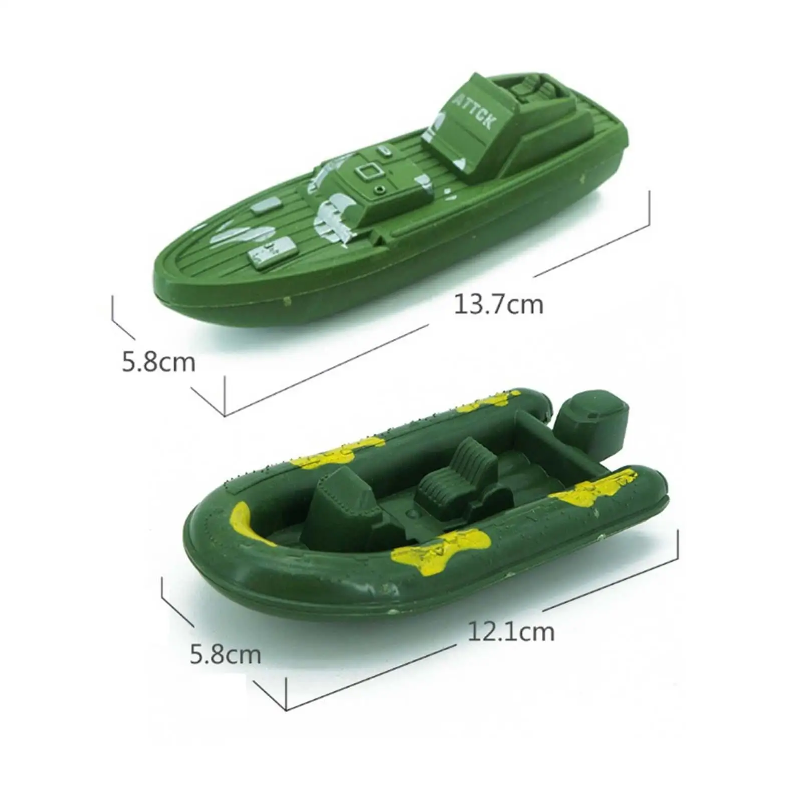 8Pcs Naval Ship Play Set Warship Toys Playset Submarine Destroyers Ship Model
