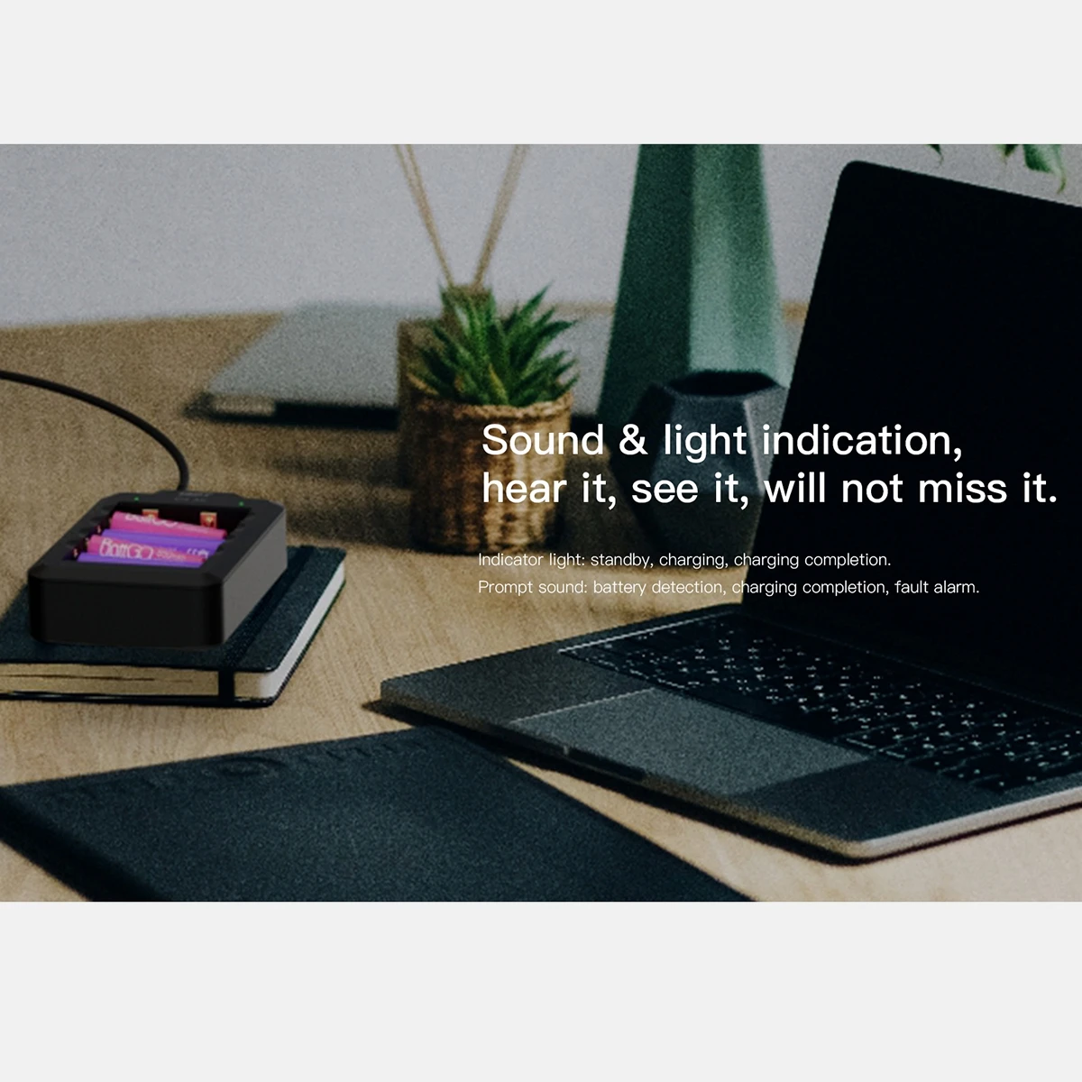 

ISDT C4 Air USB Type-C Charger 6-Bay 4A Universal Battery Smart Charger w/ APP Connection for AA AAA Li-ion Rechargeable Battery