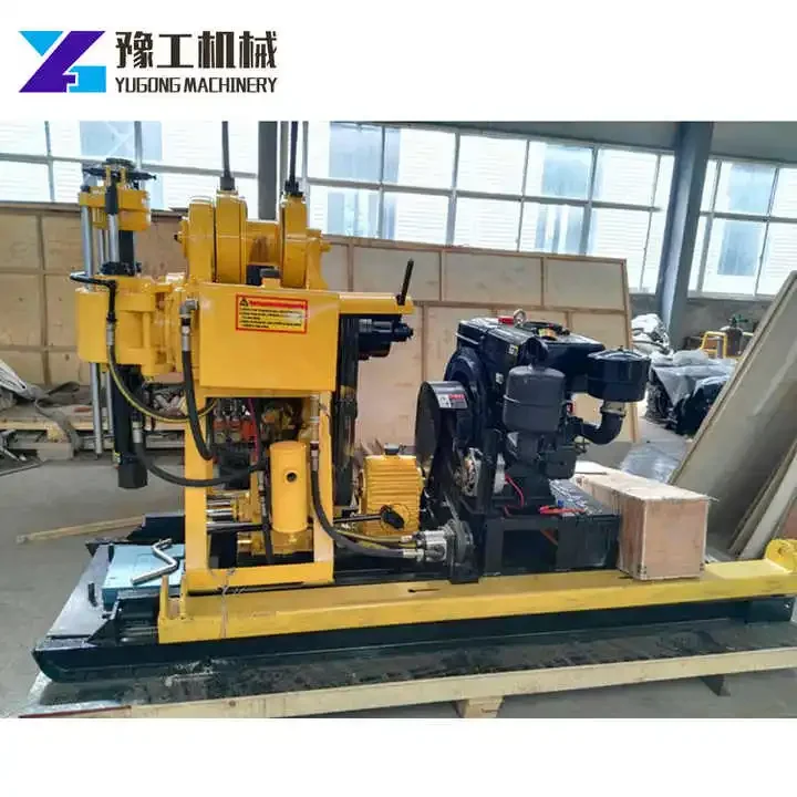 Diesel Engine 100m Small Water Well Drilling Rig Core Drilling Rig for Soil