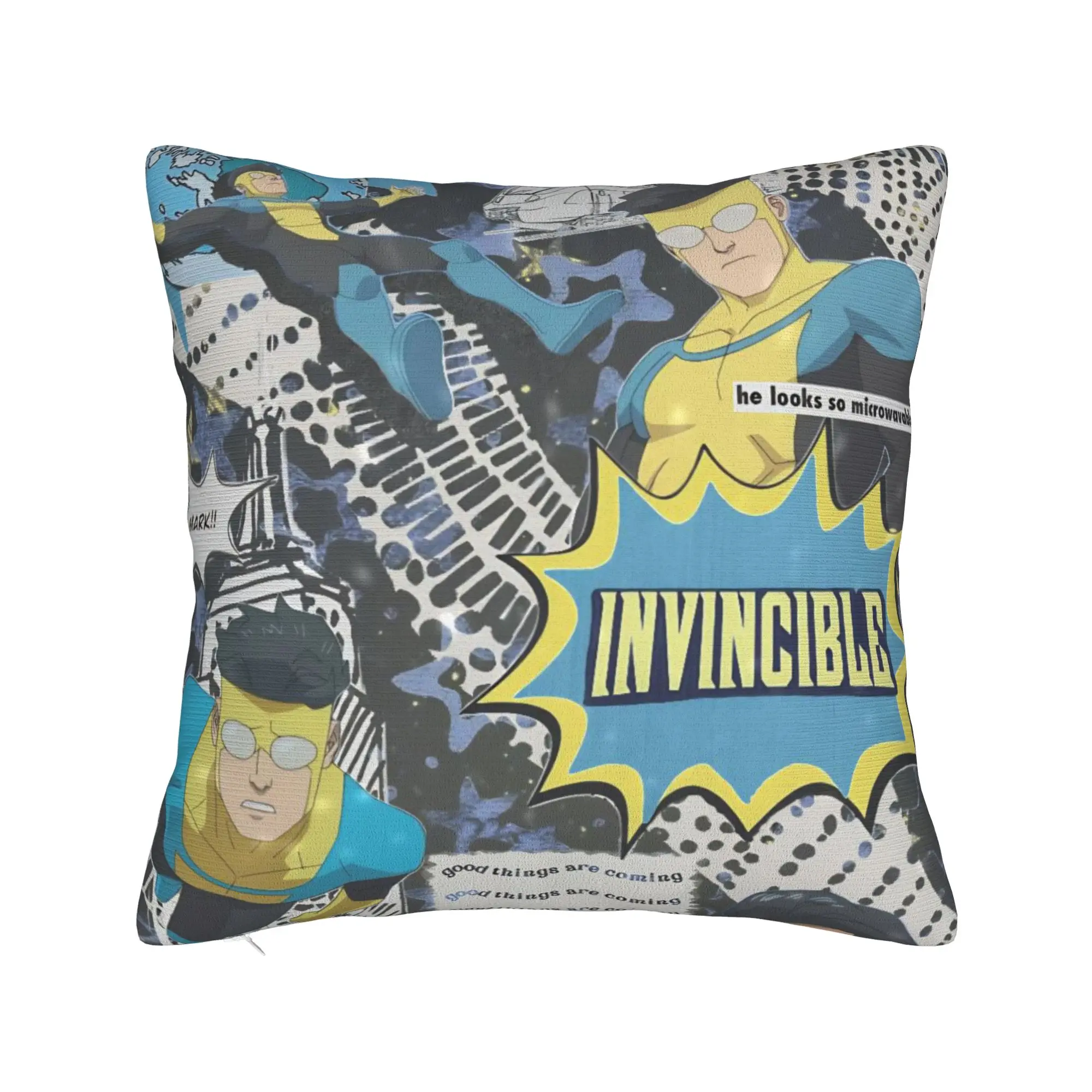 Decorative Pillow Covers Invincibles Comic Accessories Living Room  Pillow Case Cover Square Multi-Size