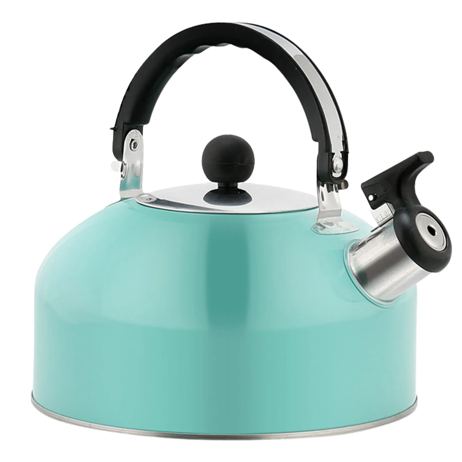 1800ml Whistling Kettle Teapot Durable Stainless Steel Whistling Camping Bottle Lightweight Pot for Trips Hiking CookingTeapot