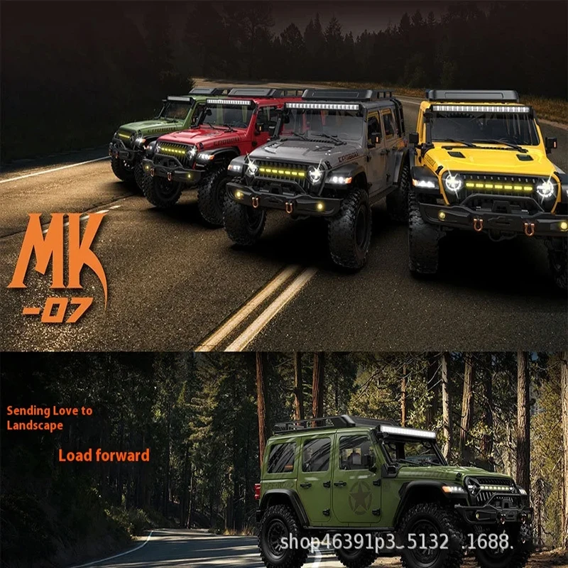 Crobol Mk07 Remote Control Electric 1/7 Large Professional Four-Wheel Drive Off-Road Vehicle Climbing Car With Differential Lock