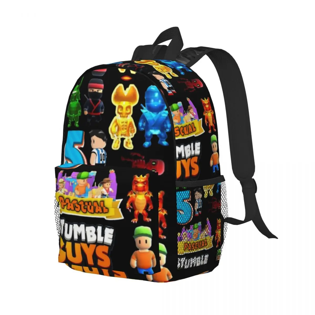 Stumble-Guys Printed Lightweight Casual Schoolbag For School, Outdoor, Shopping, Office 15inch