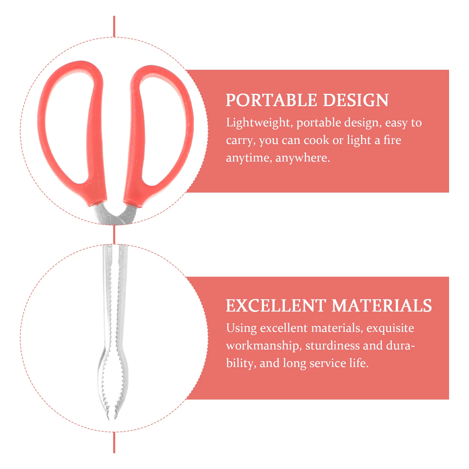 

2pcs Charcoal Tong Stainless Steel Long Handle Firewood Clamp For Bbq Camping Outdoor Fireplace Tool Kitchen Garbage Picker