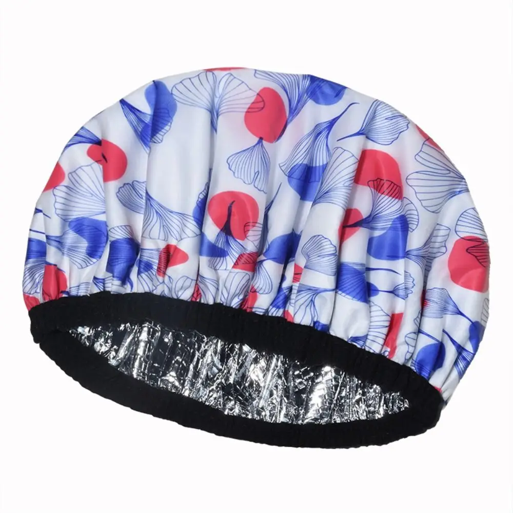 

Thickened Self-heating Tin Foil Hat Thermostatic Bathing Cap Steam Hair Mask Cap Shower Cap Spontaneous Heating