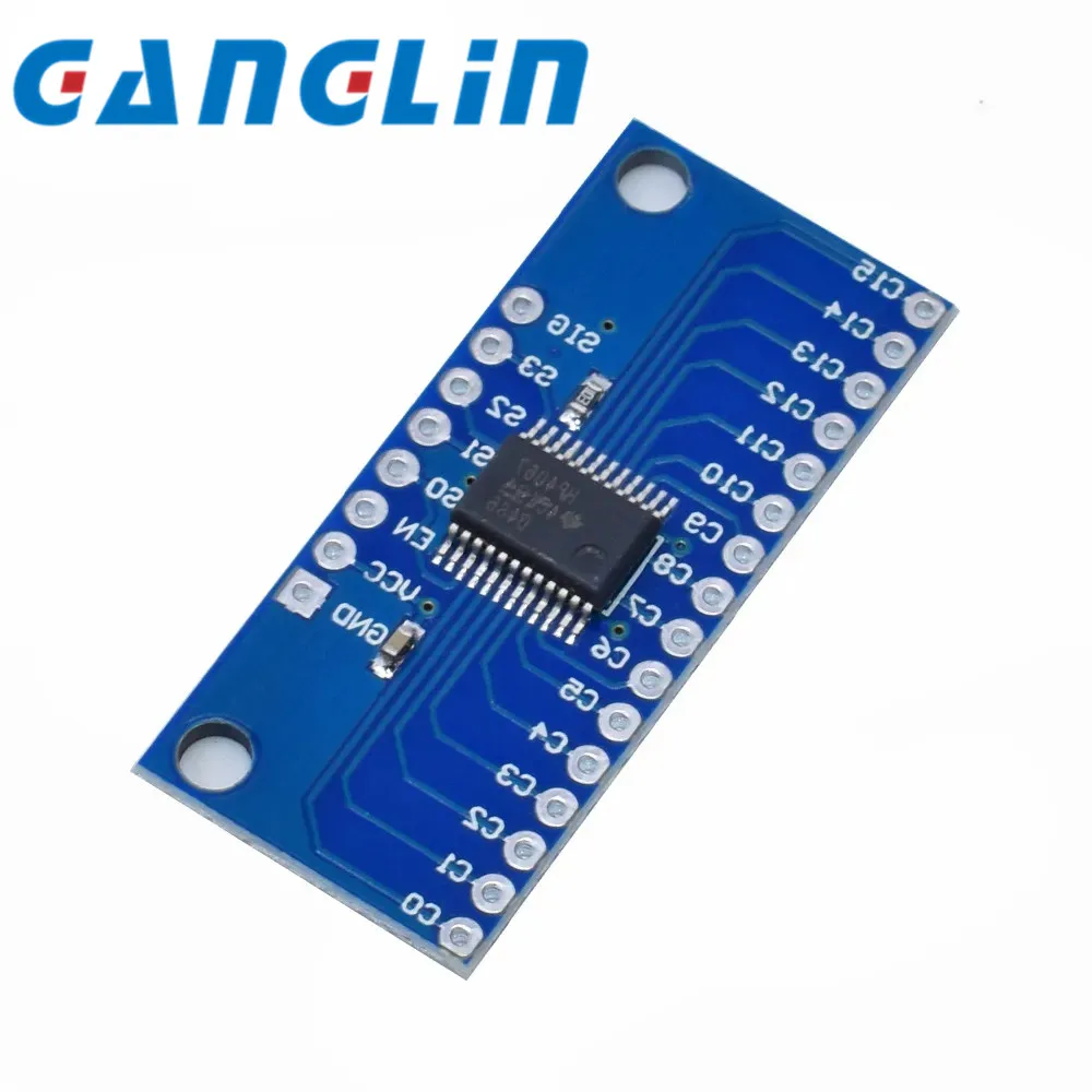 5PCS Módulo de placa de ruptura multiplexor Digital analógico para Arduino DIY, 16 canales, 74HC4067 CD74HC4067