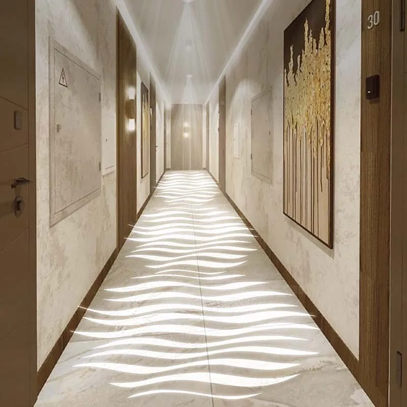 

Downlight Ceiling Spotlight Hotel Corridor Light Channel Corridor Light Background Art Light Creative Water Pattern Projection