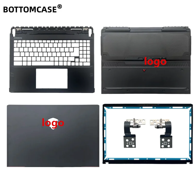 BOTTOMCAS New For MSI GE68HX MS-15M1 LCD Back Cover Top Case /LCD Bezel /Upper Case Palmrest Cover/Bottom Case Cover/LCD Hinges