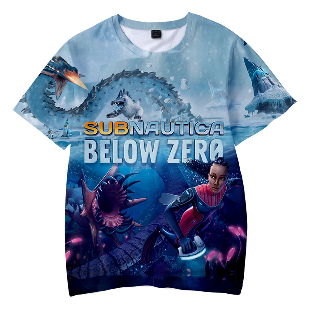 Subnautica Below Zero 3D Printed Kids T Shirt Fashion Casual Cartoons T-shirt Boys Girls Harajuku Children's Clothing For Girls