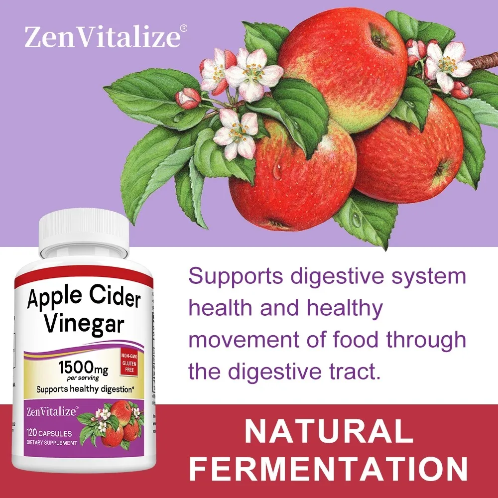Apple Cider Vinegar - Healthy Weight Management, Provides Detoxification, Promotes Digestive Health, and Improves Energy Levels