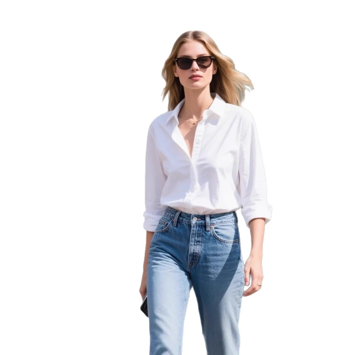 

Spring Autumn New Style Loose Long Sleeve Women's Shirt Comfortable Commute Style Fashionable Top Women's Clothing