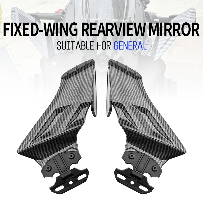 

Modified Motorcycle Side Mirror Sports Car Fixed Wing Rearview Mirrors For Honda CB1000RR CB1000RR CBR 400 500 650 600 CBR250 R