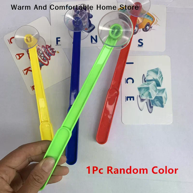 【W】1PCS Random color Fidget Toys Brinquedos Children's Board Games Sucker Hammer Fun Toys Knock Suction Table Party Game Toys