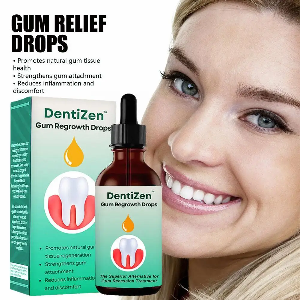 30ml Gum Regrowth Drops Relieve Mouth Periodontal Antibacteria Gum Clean Treatment Gum Care Pain Treatme