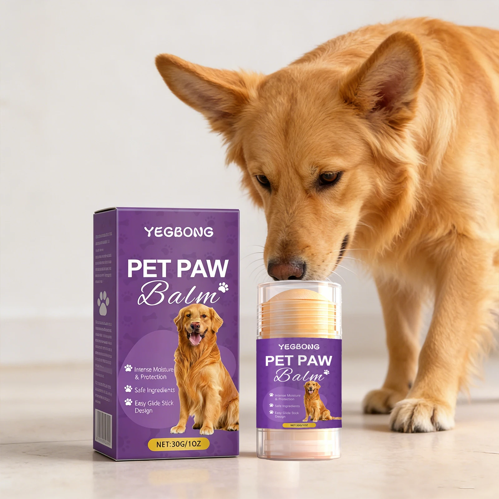 

Pet Claw Care Cream Stick Deeply Moisturizing Repair Dry Skin Prevent Cracking Remove Dead Skin Gentle Pet Claw Protection Stick
