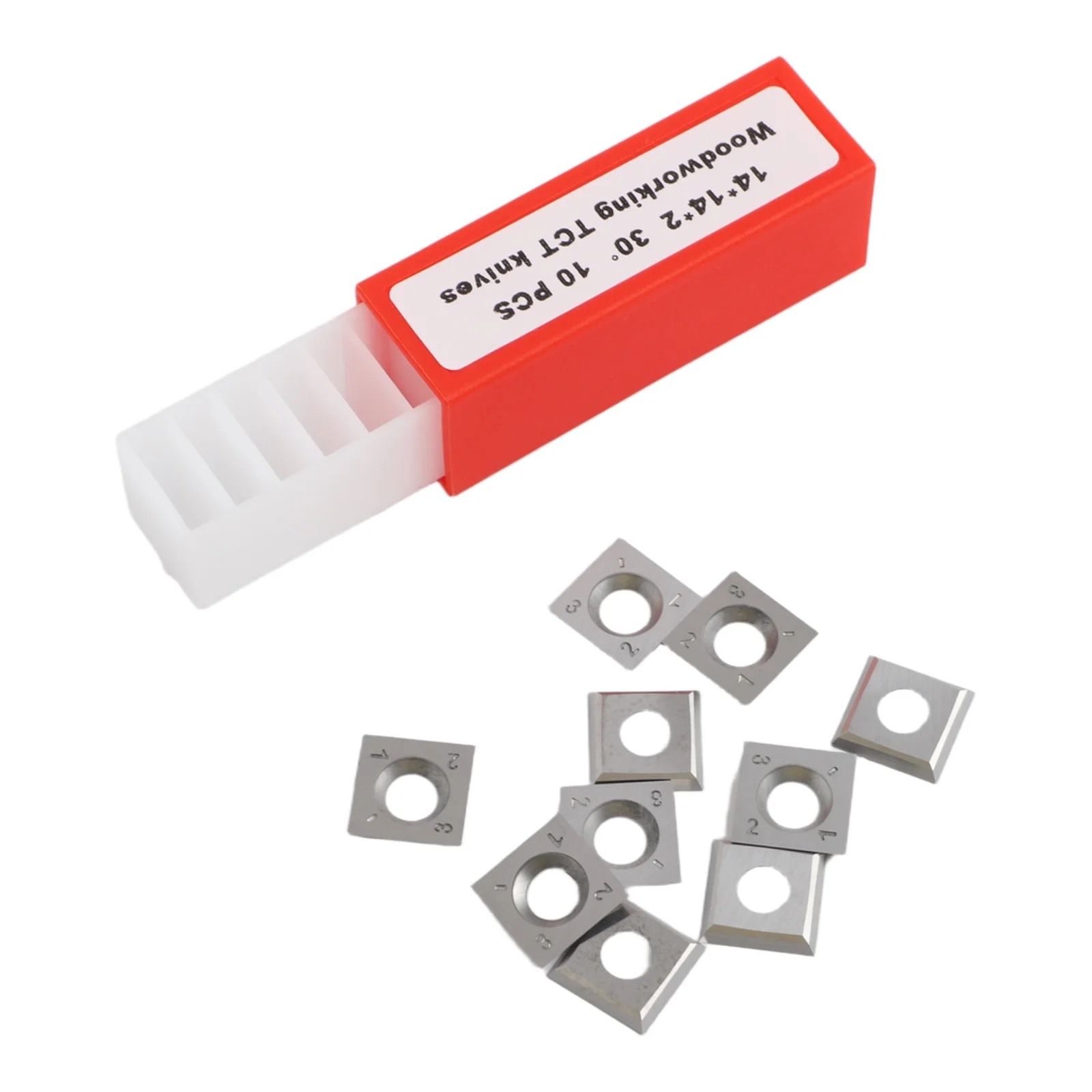 Portable Cutting Tools Carbide Blade Milling Operations 10 Pieces Set Compatible With Milling Machines For Double-sided Planer