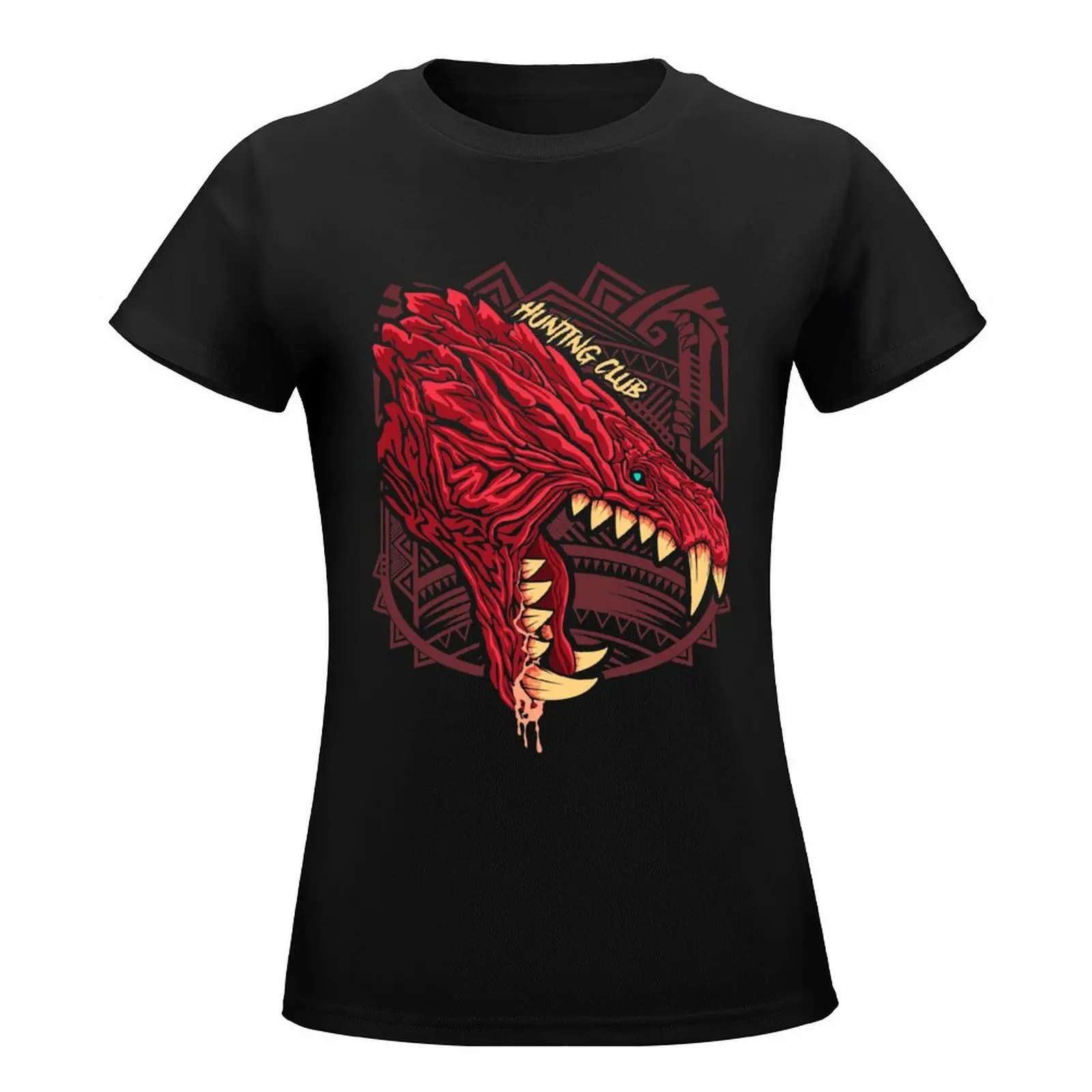 Odogaron Hunting Club T-Shirt Shirts Grafische T-Shirts Tees Graphics Dameskleding