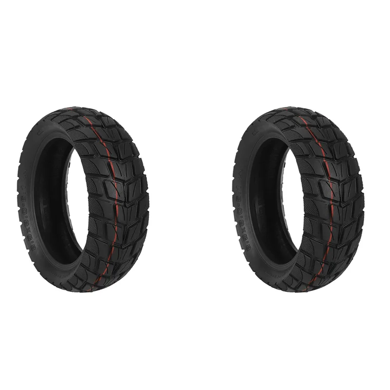 

A51Q-2Pcs 8.5X3.0-6.1 Off-Road Tire M365 Pro Scooter 8.5 Inch Thick Off-Road Tire