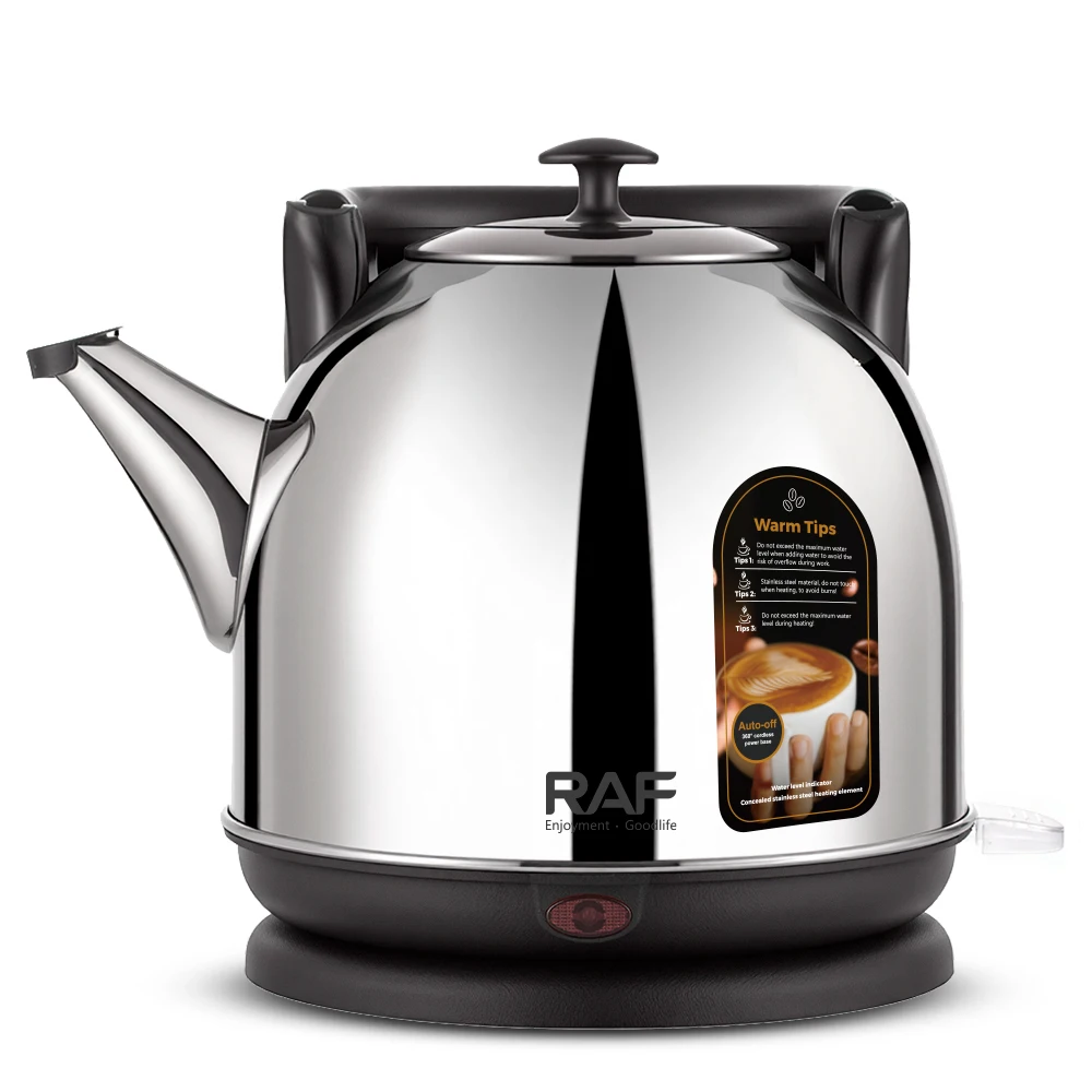 

2025 New Desgin 4l Hot Water Kettle Stainless Steel Kettle Electric Cordless Home