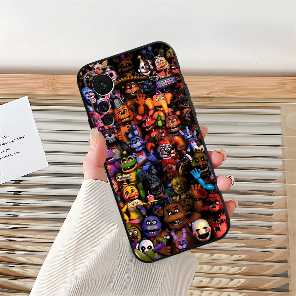 Fnaf Five-nights-At-Freddys Phone Case for Xiaomi Redmi Note 13 14 10 12 Pro POCO F4 F5 X5 Pro 12 13 11T Lite Ultra Shell Coque image 2