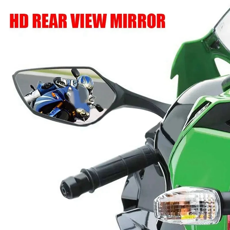 Motorcycle Rearview Mirrors With LED Turn Signals Lights For Kawasaki Ninja ZX-10R ZX10R ZX 10R 2011-2015 Replacement Parts