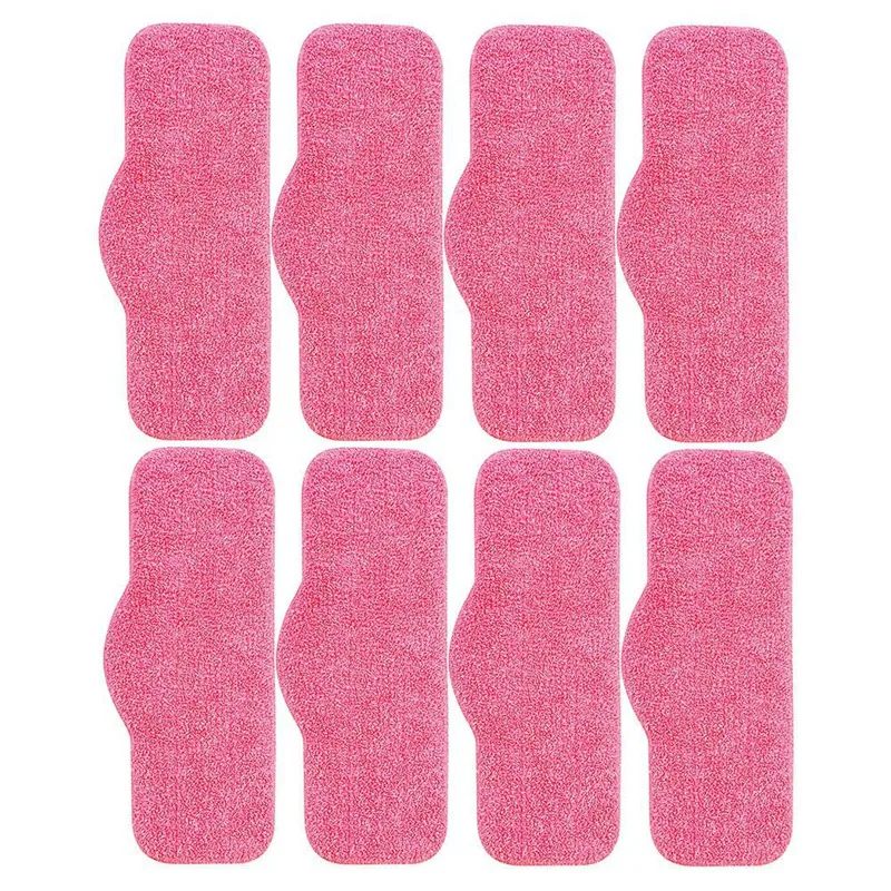 De nieuwe 8 STKS Microfiber Vervanging Steam Mop Pads voor Steam Mop Cleaner Wasbare en herbruikbare Vervanging Mop Pads