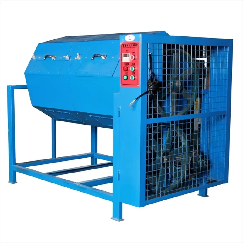 Rotating Polish Barrel Tumbling Machine Metal Polishing Machine for Manufacturing Plant Use