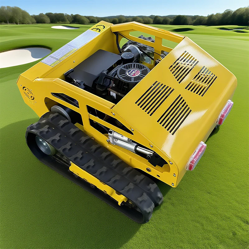 STLF EPA EURO5 All Terrain Remote Lawn Mower Robot 550mm Crawler Remote Control Agricultural Lawn Mower