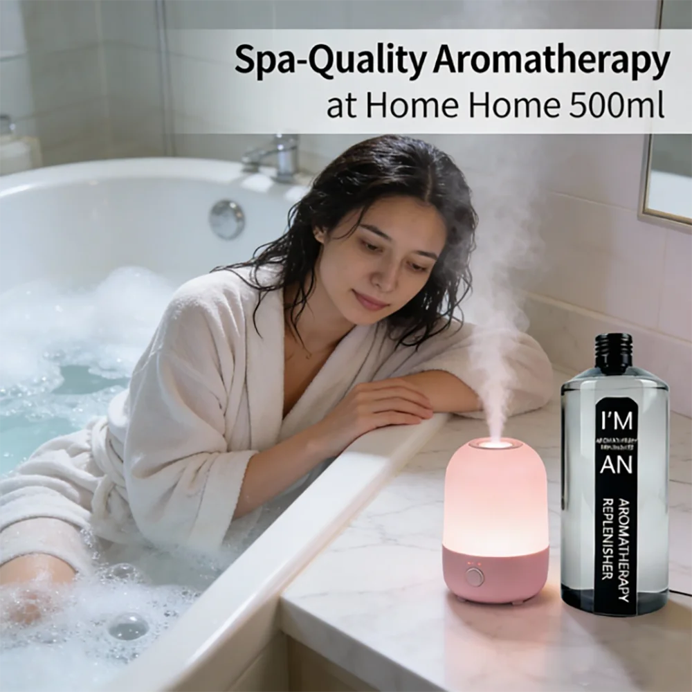 500ML Marriott Hilton Ritz Carlton Fragranc Oil Fireless Aromatherap Replenisher Fluid for Home Hotel Diffuser Essential Oil New image 5