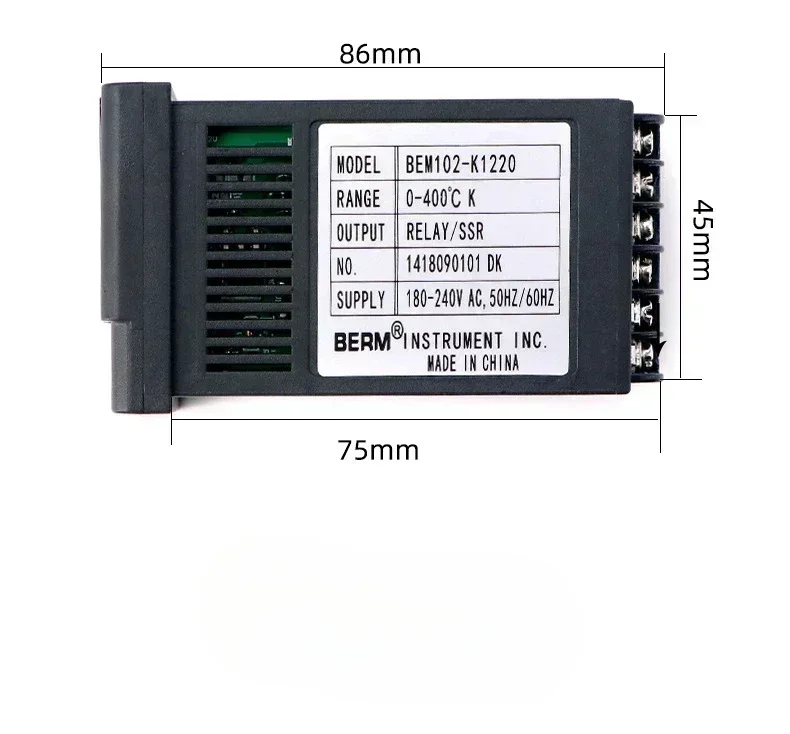 Termostato inteligente para saída dupla, AC 180-240V SSR, Saída dupla