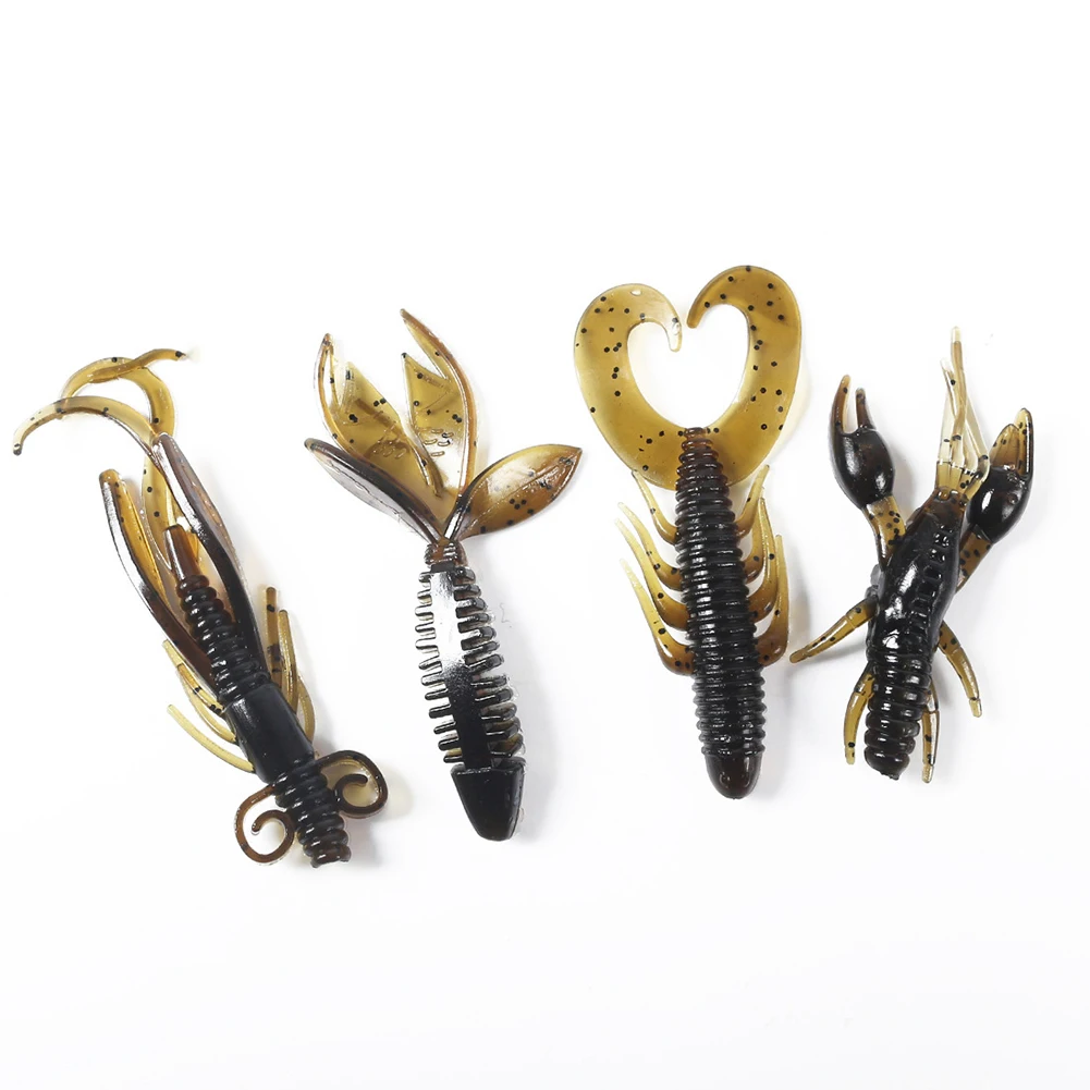 4pcs/set Fishing Lure Bait 2g/5.5cm/5.8cm/6cm Artifical Soft Fishing Lure Bait Fishing Accessories