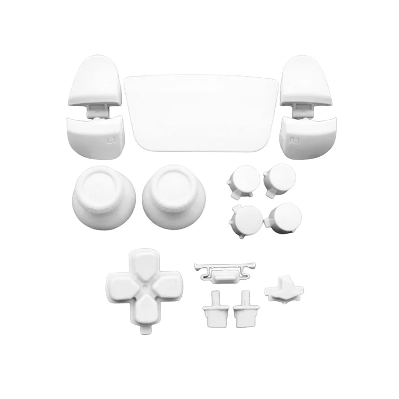 B15C 1Set Full Buttons For Playstation 5 3.0 Thumb Sticks Joystick Cap L1 R1 L2 R2 D-Pad For PS5 V3 Controller B
