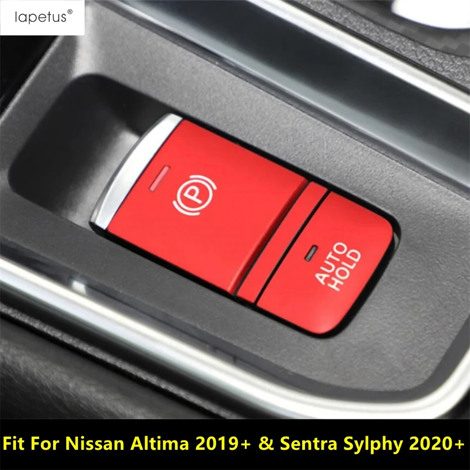 

Hand Brake Auto P Button Switch Sequins Decor Cover Trim Accessories For Nissan Altima 2019 - 2024 / Sentra Sylphy 2020 - 2024