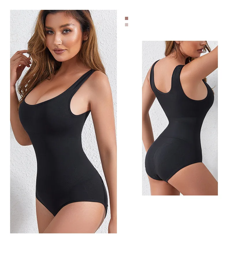 Seamless Shapewear Bodysuit for Women Tummy Control Butt Lifter Body Shaper Smooth Invisible Under Dress Slimming Underwear top