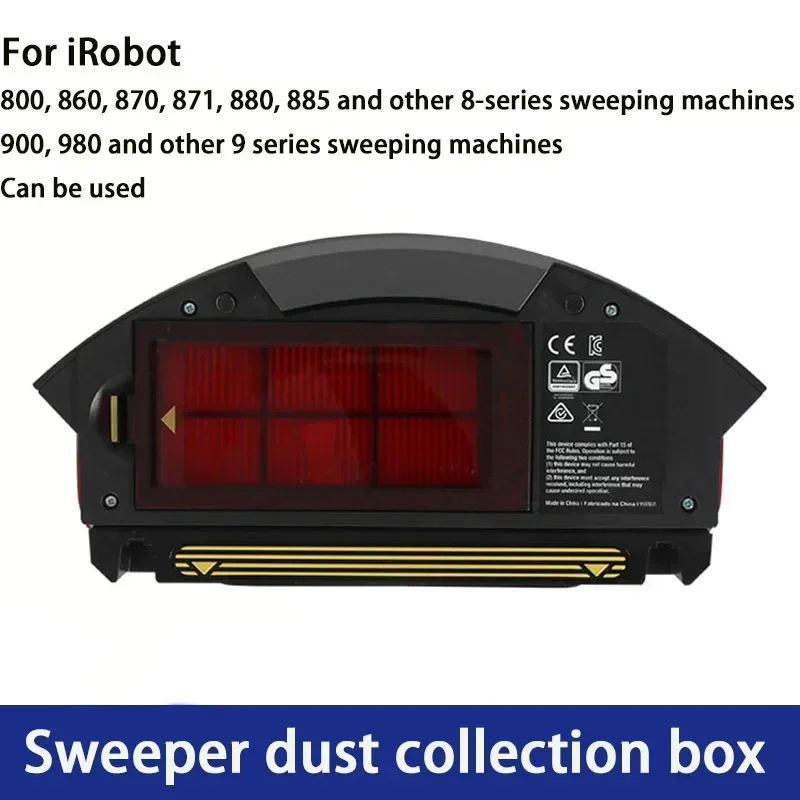 Sweep Robot Dust Collection Box Dust Storage Box Garbage Bin For IRobot 870 860 805 960 Sweep Robot Accessories Power Tool Parts